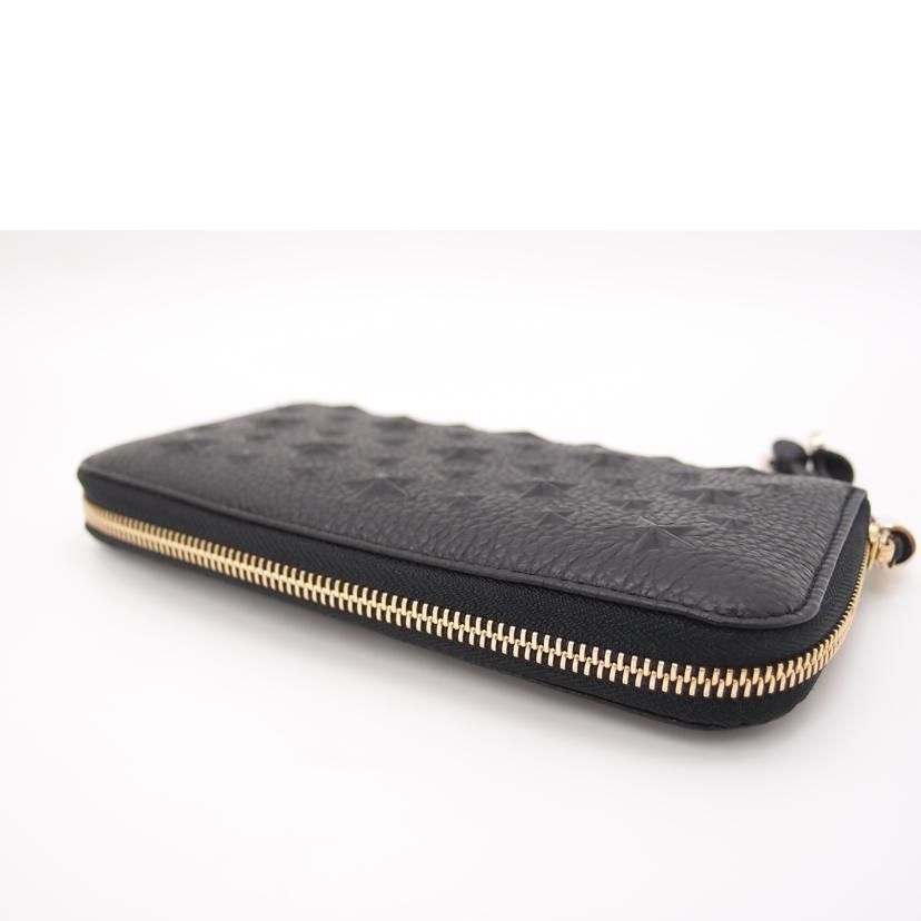 JIMMY CHOO ジミーチュウ/フィリパラウンドファスナー長財布/ブラック//C7S***/SAランク/69