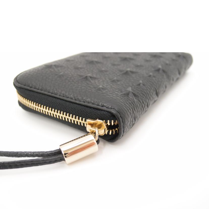JIMMY CHOO ジミーチュウ/フィリパラウンドファスナー長財布/ブラック//C7S***/SAランク/69