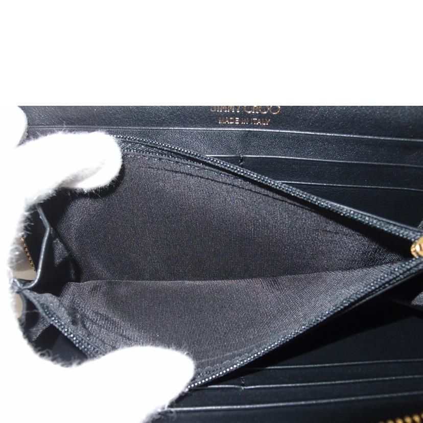 JIMMY CHOO ジミーチュウ/フィリパラウンドファスナー長財布/ブラック//C7S***/SAランク/69