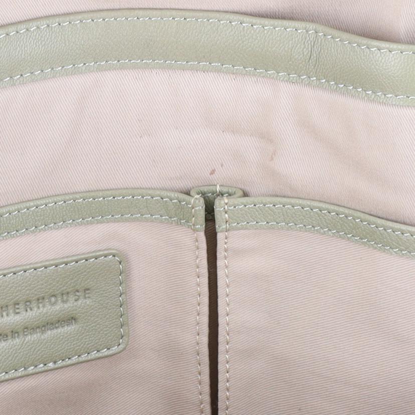 MOTHERHOUSE マザーハウス/レザーリュック/グリーン//Aランク/18