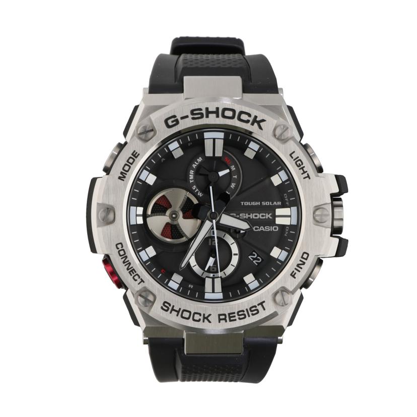 CASIO カシオ/G-SHOCK/G-STEEL/アナログ/ソーラーのみ/Bluetooth搭載/GST-B100-1AJF//003*****/Aランク/77
