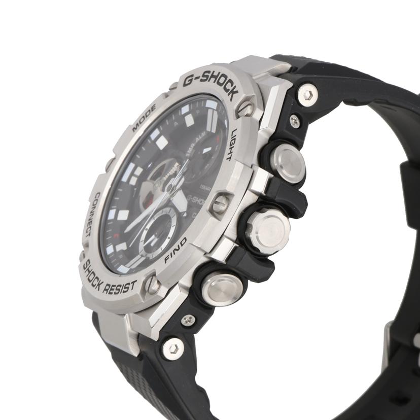 CASIO カシオ/G-SHOCK/G-STEEL/アナログ/ソーラーのみ/Bluetooth搭載/GST-B100-1AJF//003*****/Aランク/77