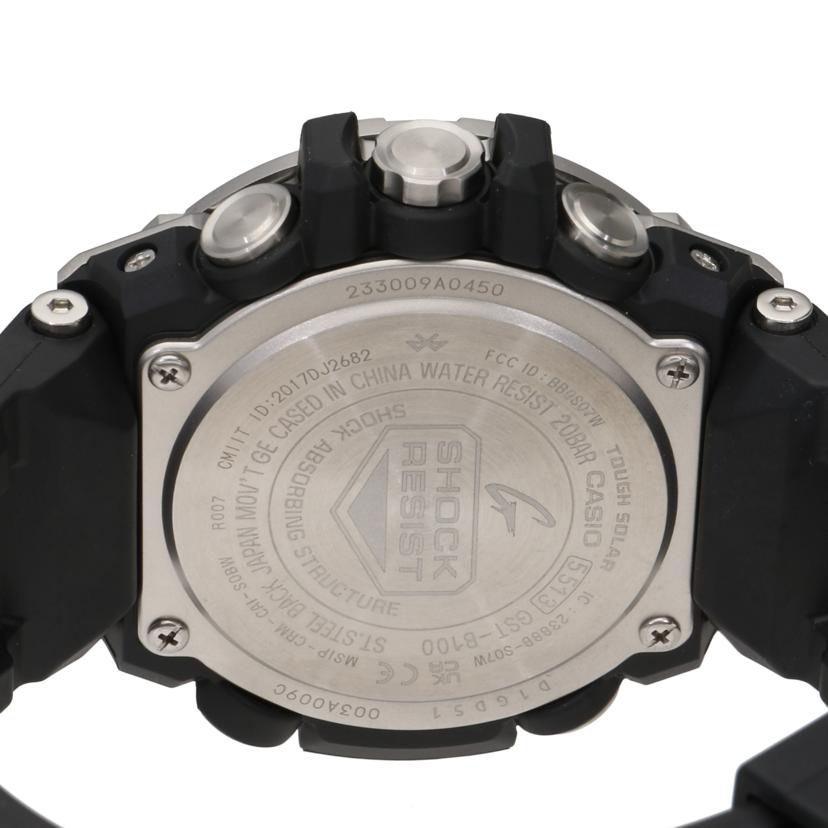 CASIO カシオ/G-SHOCK/G-STEEL/アナログ/ソーラーのみ/Bluetooth搭載/GST-B100-1AJF//003*****/Aランク/77