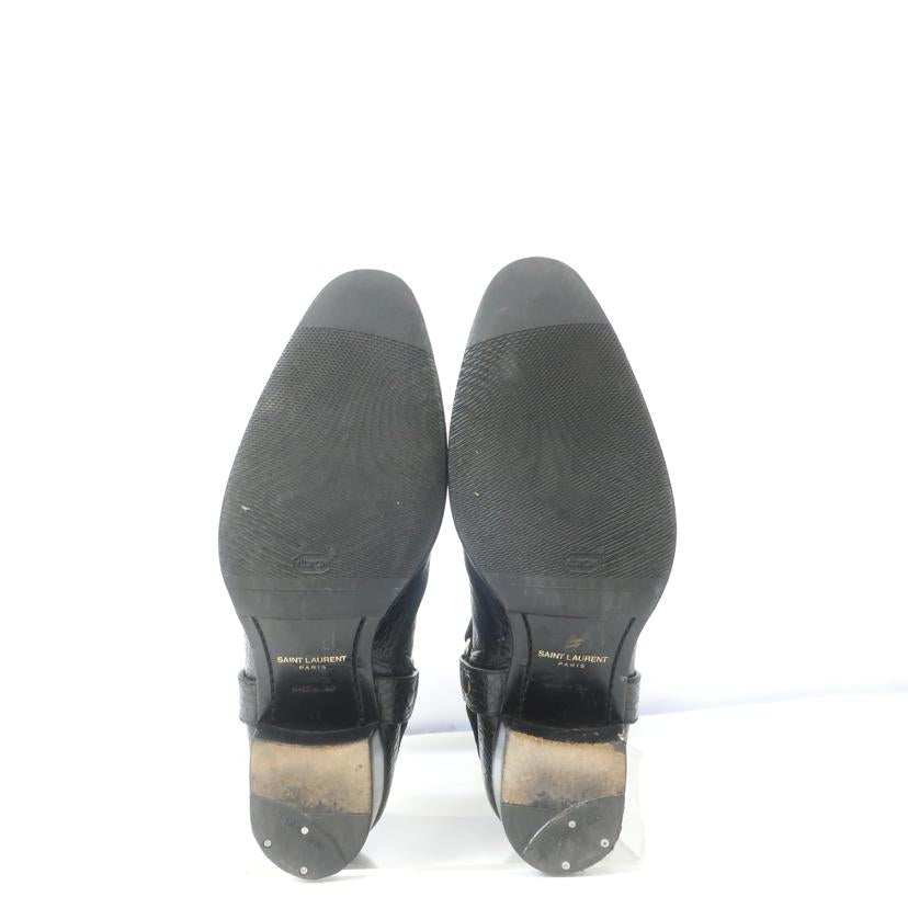 SAINT LAURENT サン・ローラン/ハーネスリングブーツ サイズ44 ブラック/603515//Bランク/65