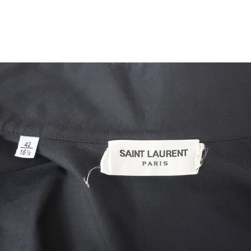 SAINT LAURENT サンローラン/長袖シャツ サイズ42 ブラック//ABランク/65