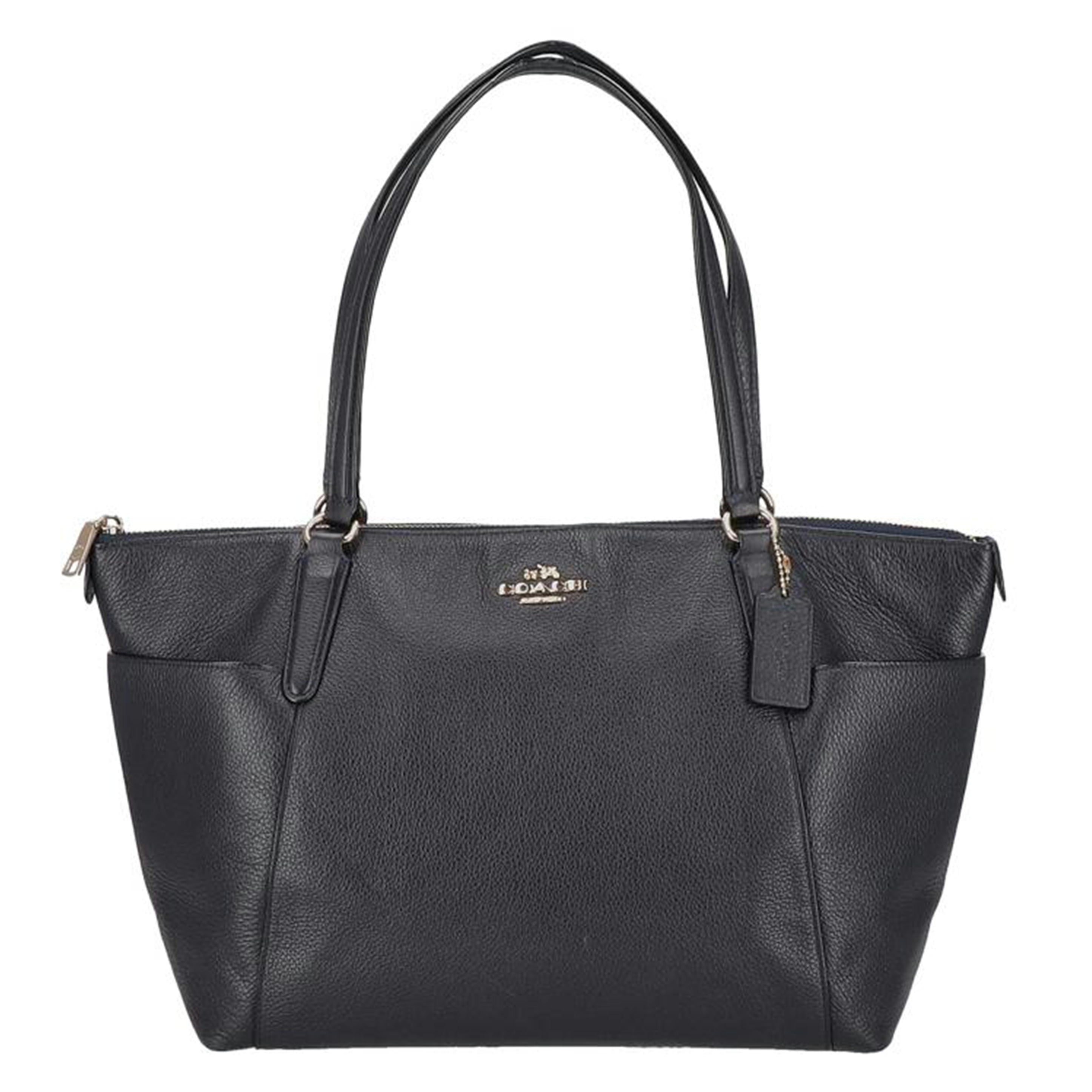 COACH コーチ/レザートートバッグ/ネイビー/F37216//M15**/ABランク/18