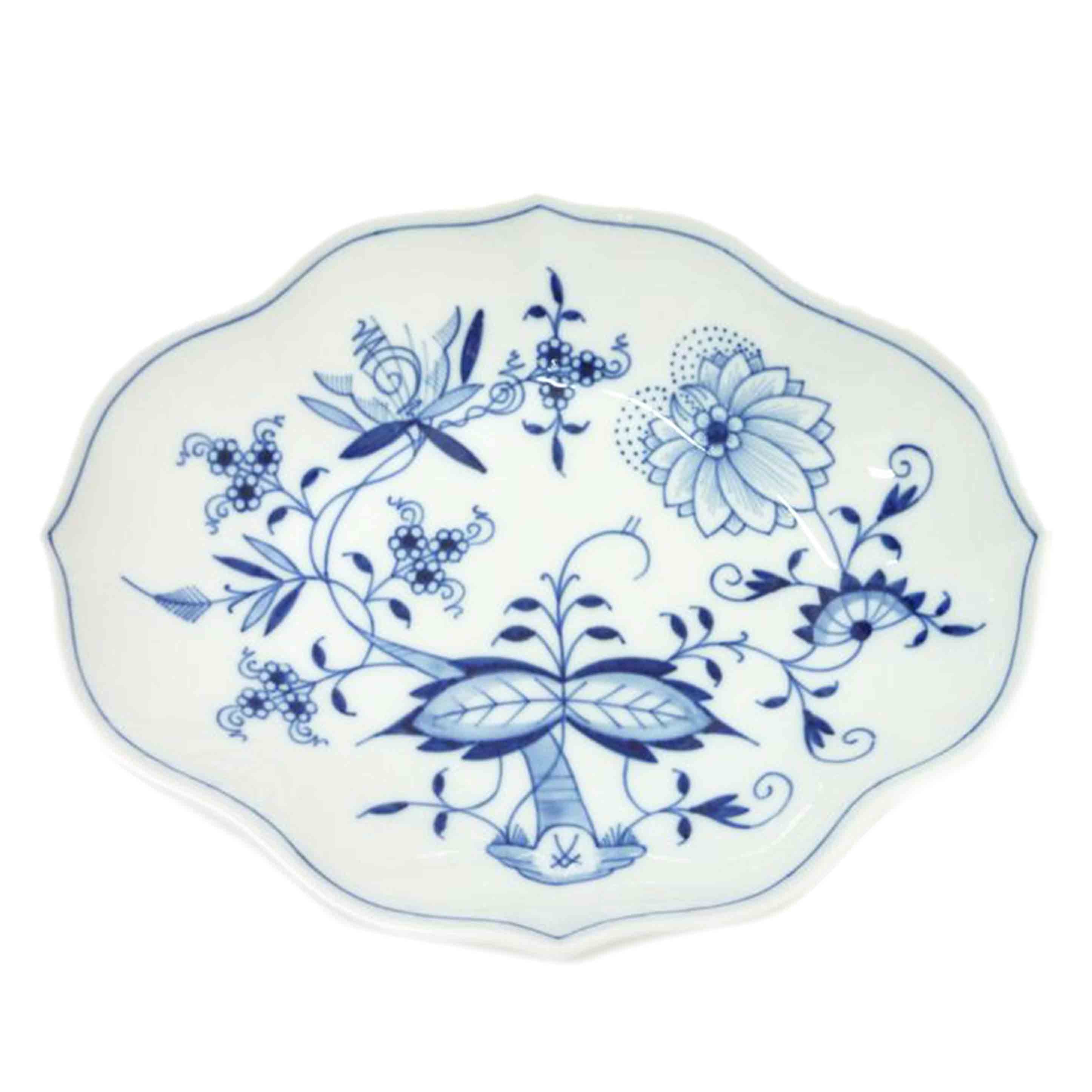 Meissen/ディッシュ①/ブルーオニオン//53607/ABランク/88
