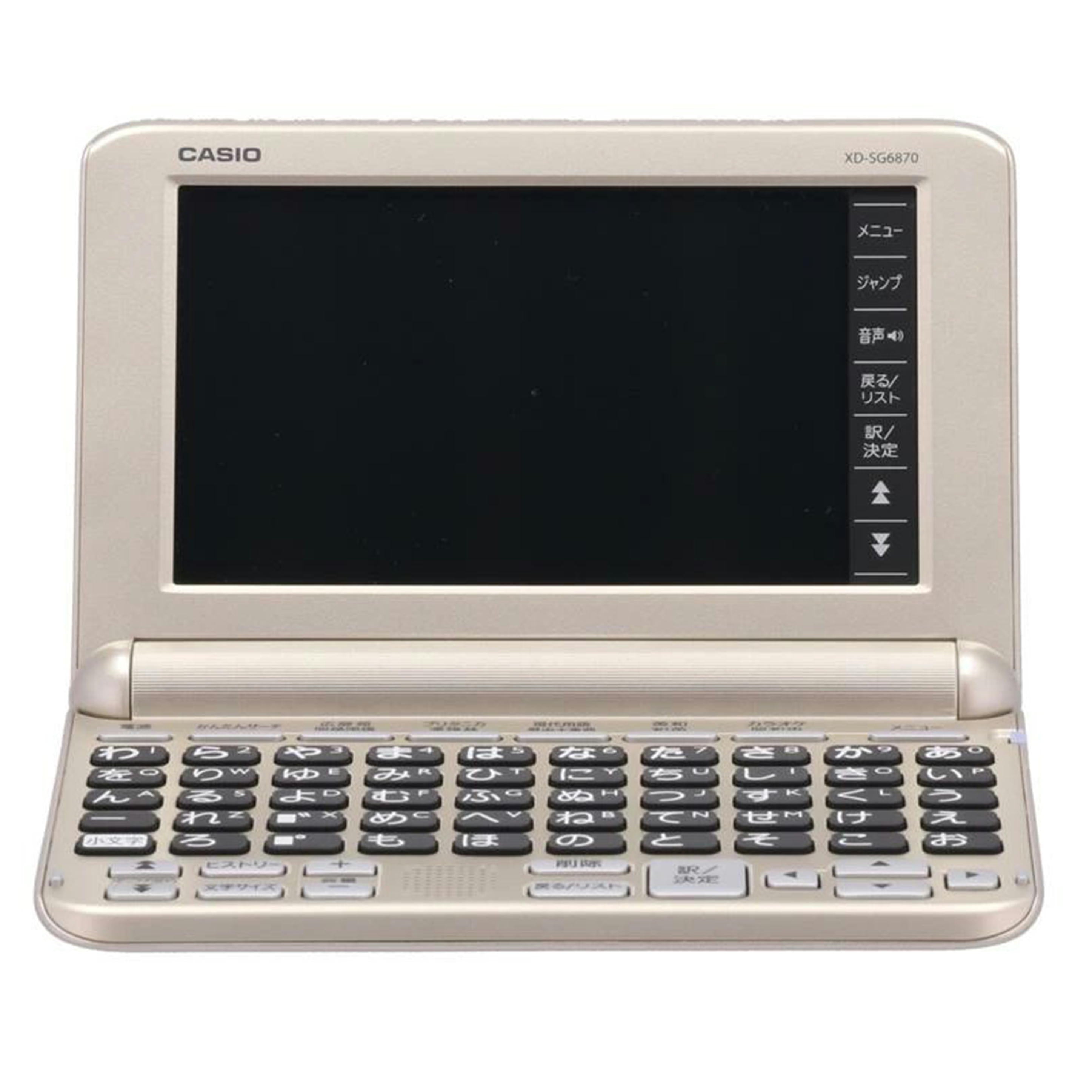 CASIO カシオ /電子辞書/EX-word/XD-SG6870GD//C516AXW012561FA/ABランク/78