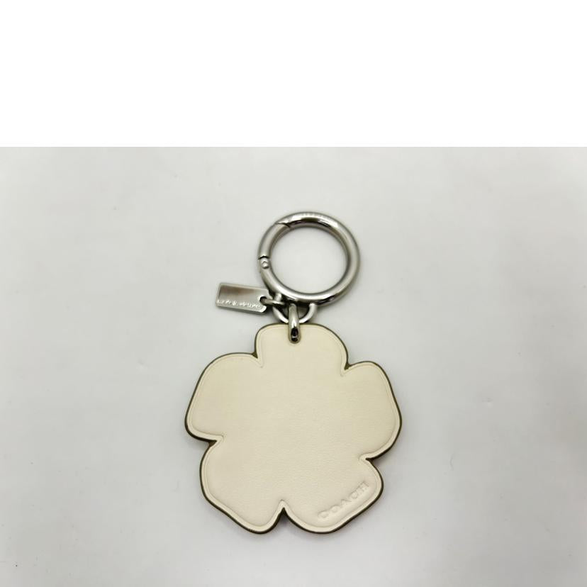 COACH コーチ/コーチ/ティーローズバックチャーム/白//SAランク/75