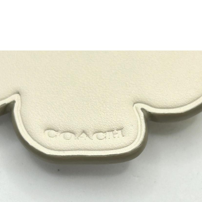 COACH コーチ/コーチ/ティーローズバックチャーム/白//SAランク/75
