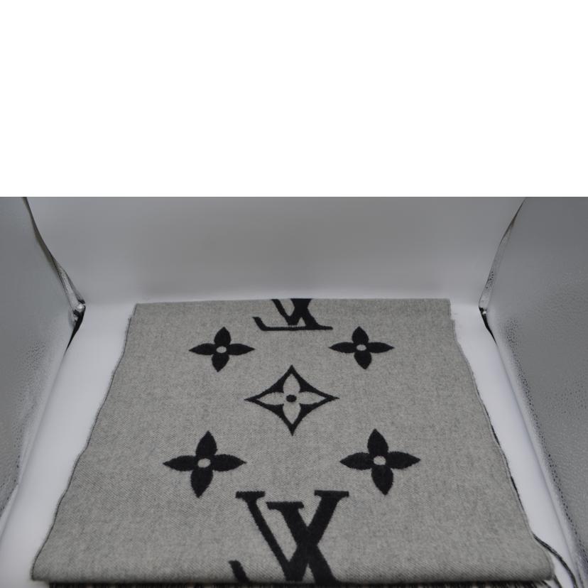 LV ルイヴィトン/マフラー・レイキャビック/モノグラム/カシミヤブラック/M71040//AB0***/Aランク/89