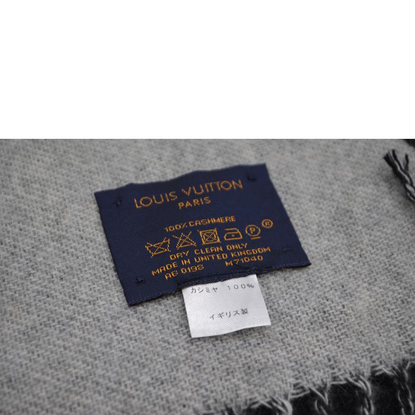 LV ルイヴィトン/マフラー・レイキャビック/モノグラム/カシミヤブラック/M71040//AB0***/Aランク/89