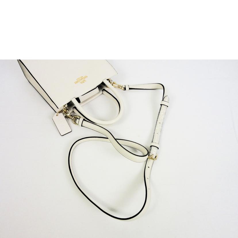 COACH コーチ/ペプルドレザーミニキャリー クロスボディショルダー/5692//H22**/Aランク/70