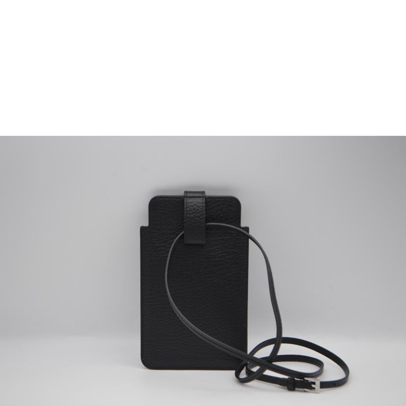 M.Margiela メゾンマルジェラ/スマートフォンショルダーレザーケース/ブラック/S56UI0226//Sランク/89