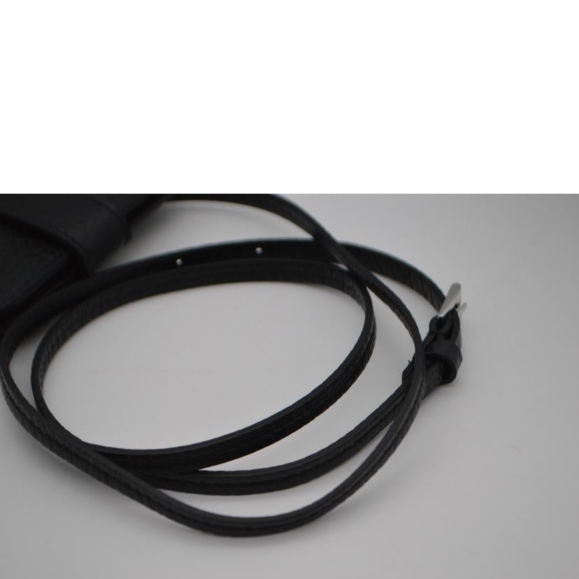 M.Margiela メゾンマルジェラ/スマートフォンショルダーレザーケース/ブラック/S56UI0226//Sランク/89