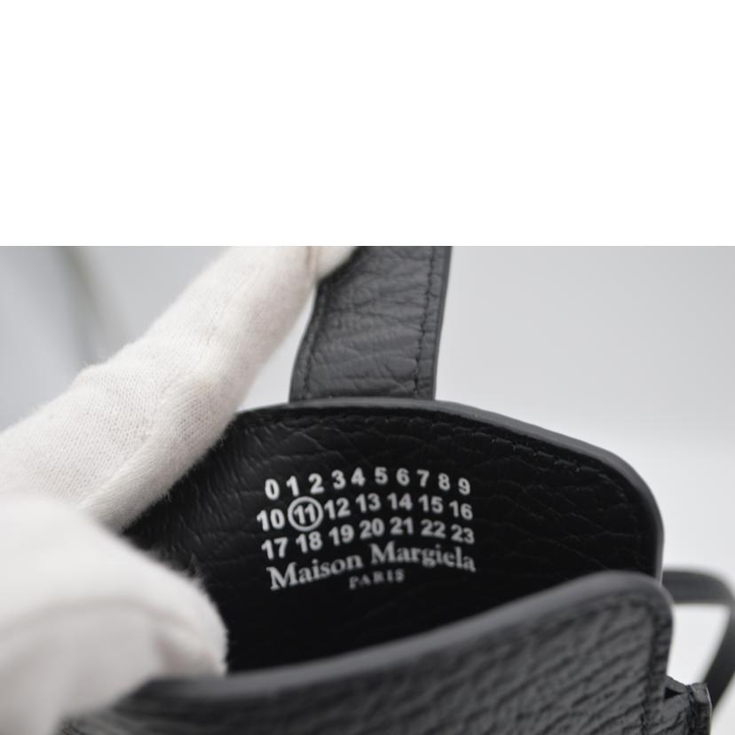 M.Margiela メゾンマルジェラ/スマートフォンショルダーレザーケース/ブラック/S56UI0226//Sランク/89