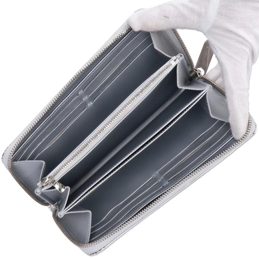 LV ルイヴィトン/ジッピー・ウォレット/ミロワール/シルバー/日本限定/M83543//RFI*/ABランク/75