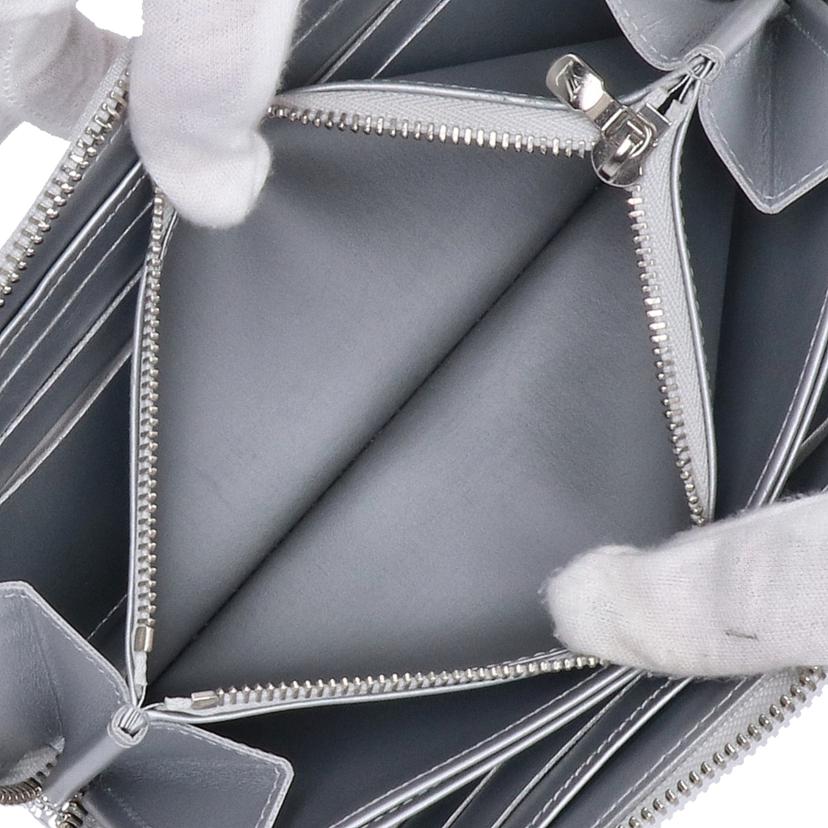 LV ルイヴィトン/ジッピー・ウォレット/ミロワール/シルバー/日本限定/M83543//RFI*/ABランク/75