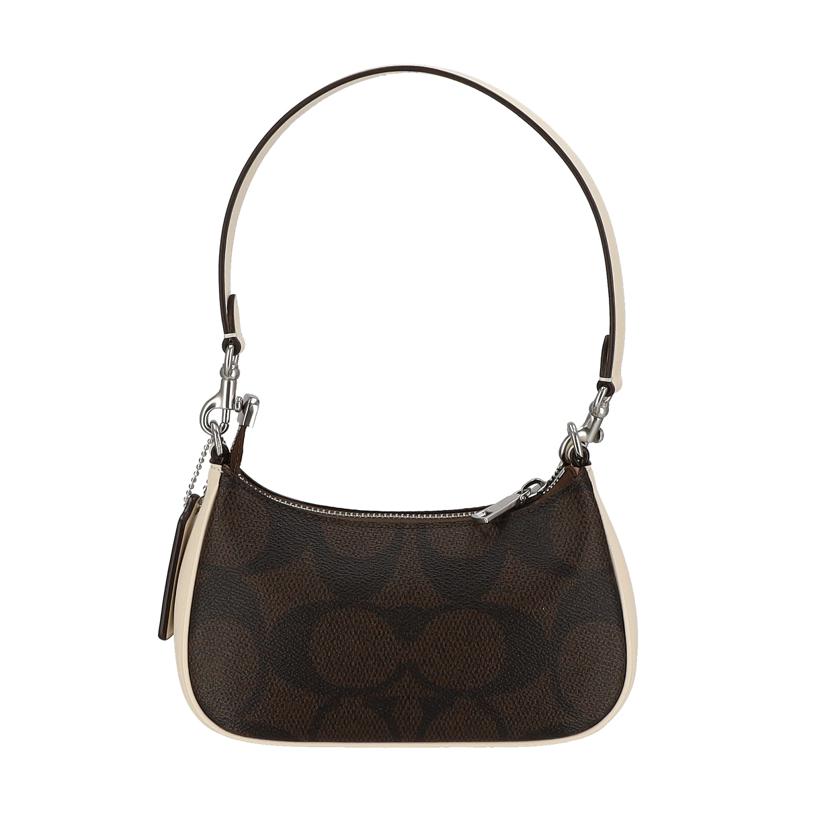 COACH コーチ/テリ ミニ クロスボディ ショルダーバッグ シグネチャー/ブラウン/CY734//L24**/Aランク/01