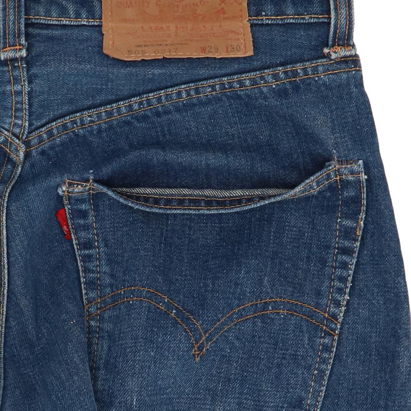 LEVI’S リーバイス/505 Eオリジナルヴィンテージ42タロンZIP/Lot505-0217//W29(実寸74cm)/Bランク/24