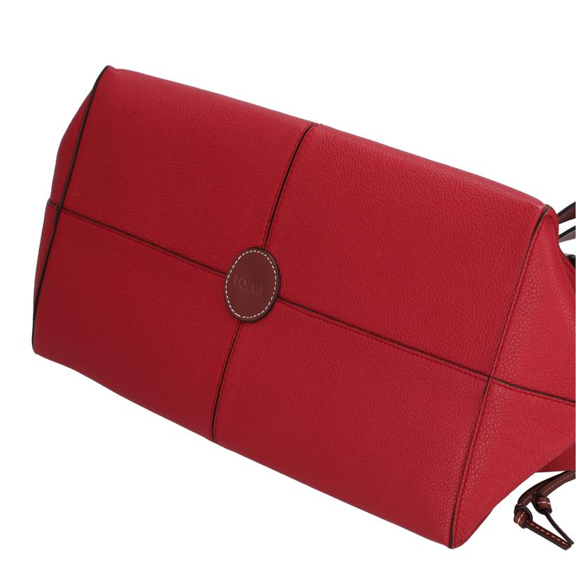 LOEWE ロエベ/クッショントート/ミディアム/レッド//061***/Aランク/91