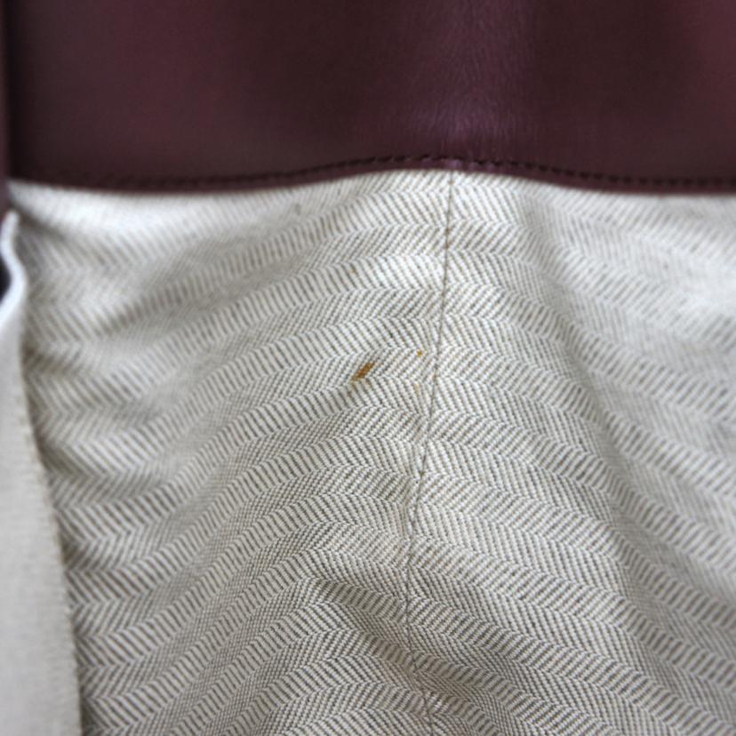 LOEWE ロエベ/クッショントート/ミディアム/レッド//061***/Aランク/91