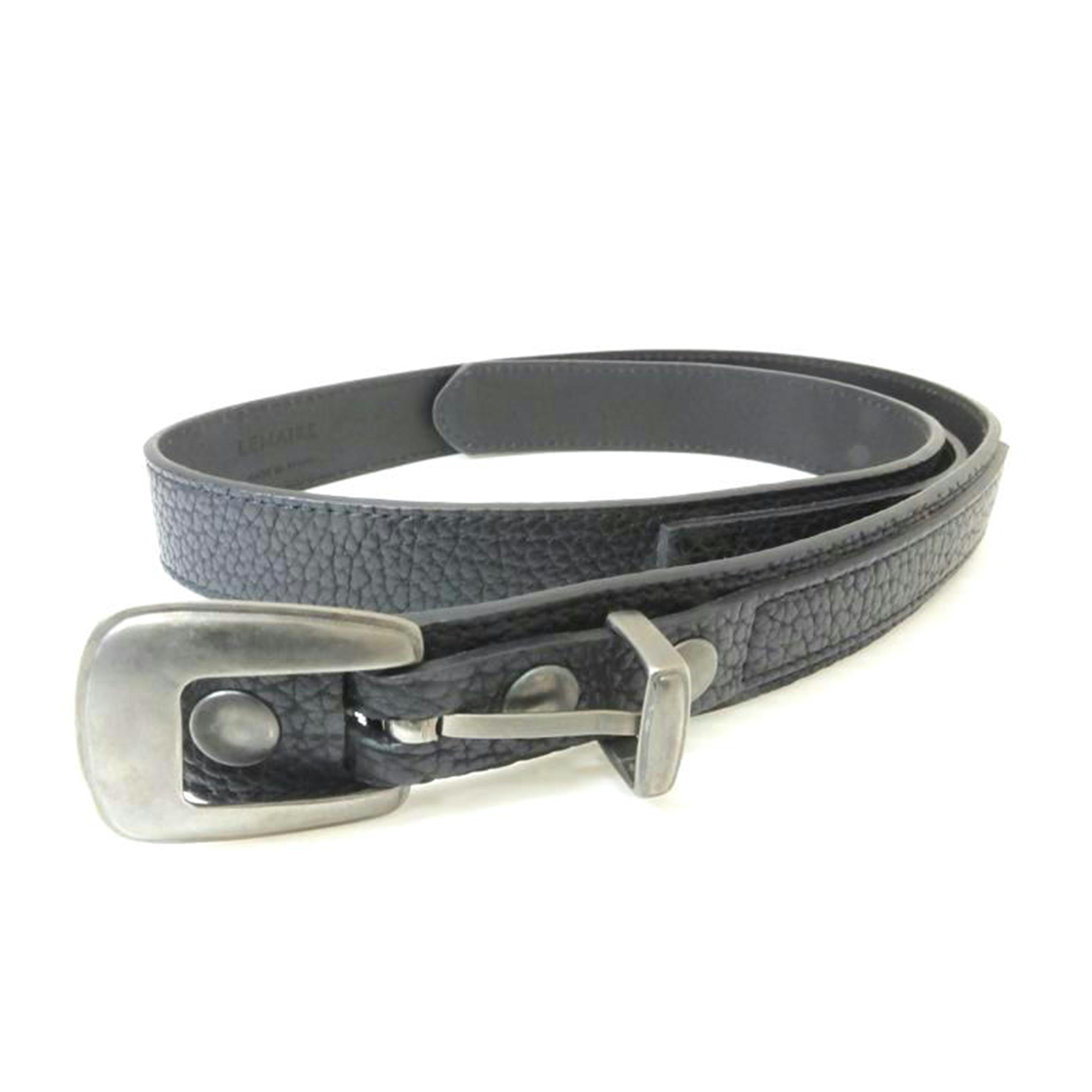 LEMAIRE/バックルレザーベルト//ABランク/88