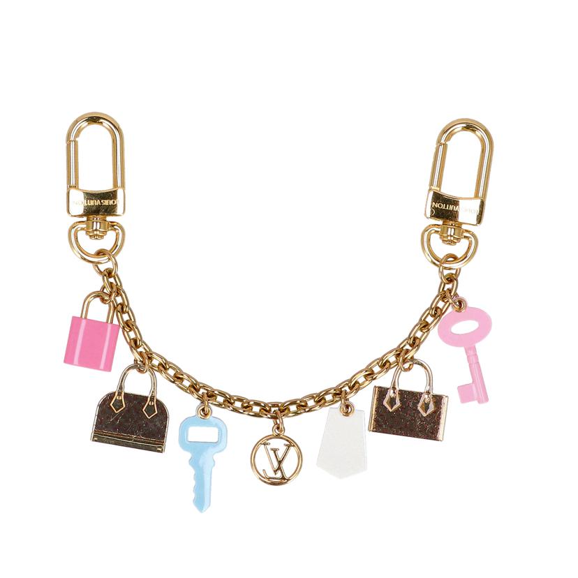 25/LV ルイヴィトン/チェーンアイコニックス/バックチャーム/M01372//DI1***/Aランク/75