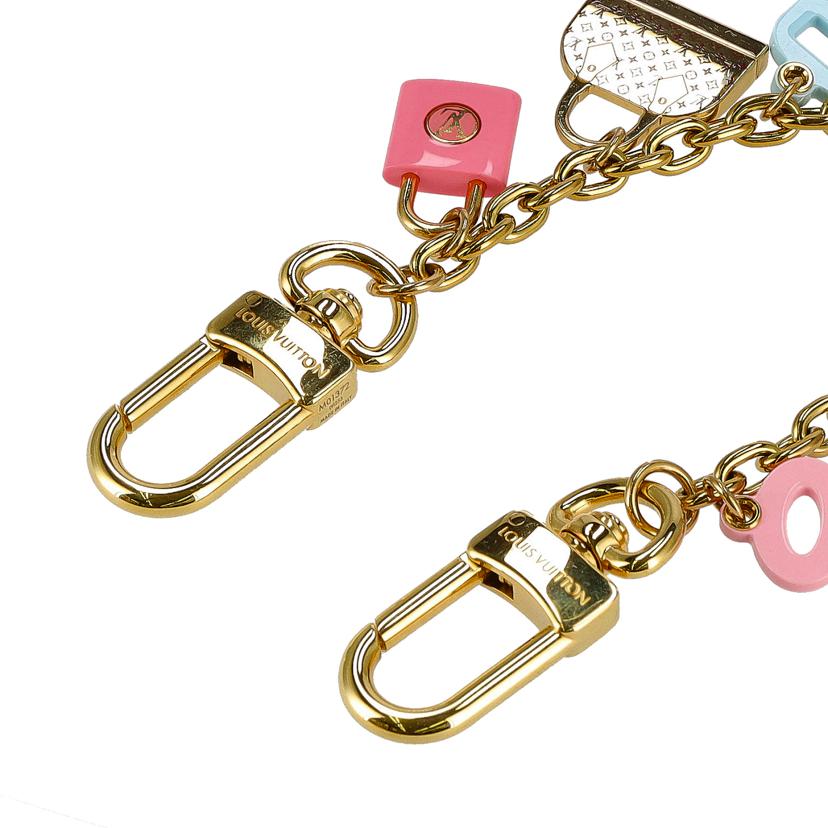 25/LV ルイヴィトン/チェーンアイコニックス/バックチャーム/M01372//DI1***/Aランク/75