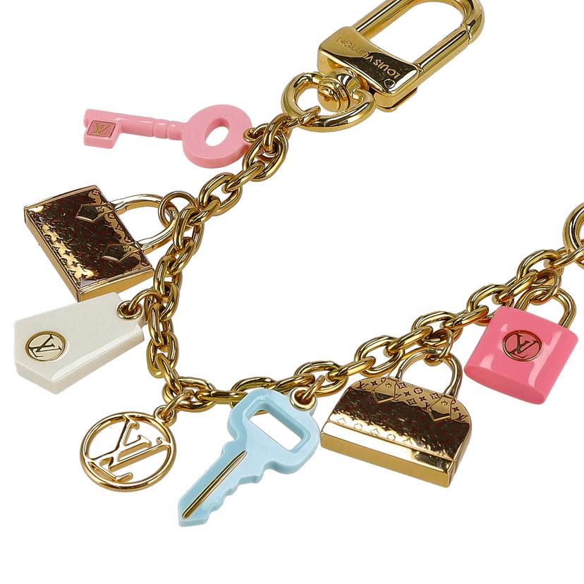 25/LV ルイヴィトン/チェーンアイコニックス/バックチャーム/M01372//DI1***/Aランク/75