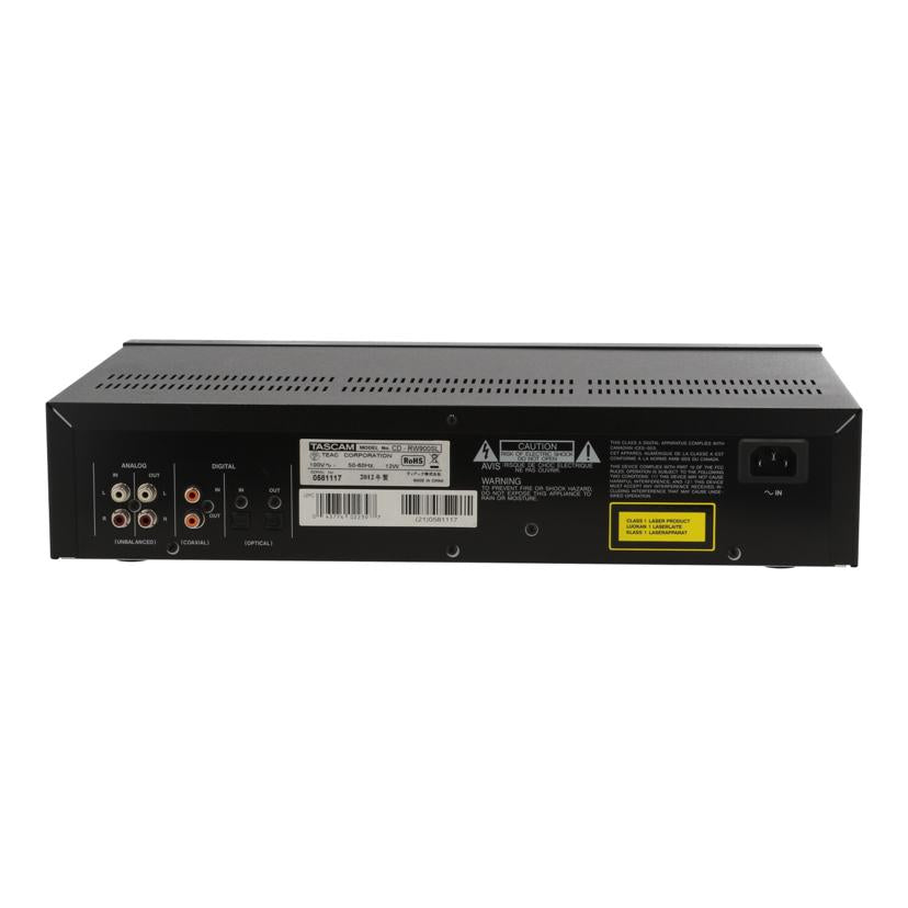 TASCAM タスカム/業務用CDレコーダー/CD-RW900SL//210581117/Bランク/82