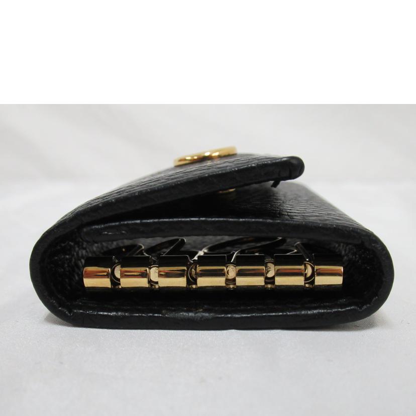 GUCCI/6連キーケース/GGマーモント/456118//041*/Aランク/63