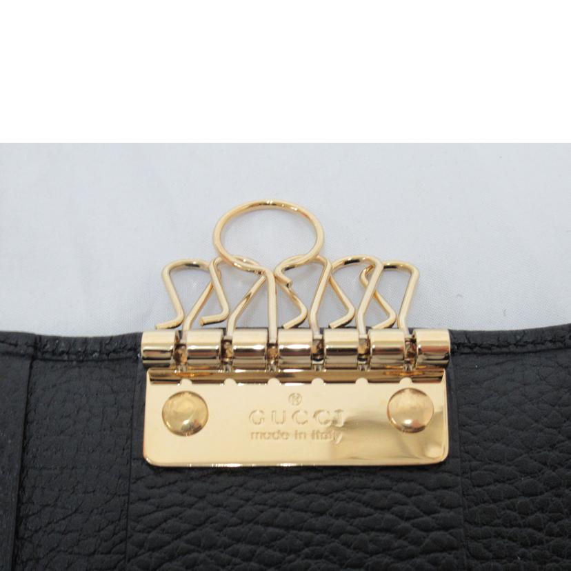 GUCCI/6連キーケース/GGマーモント/456118//041*/Aランク/63