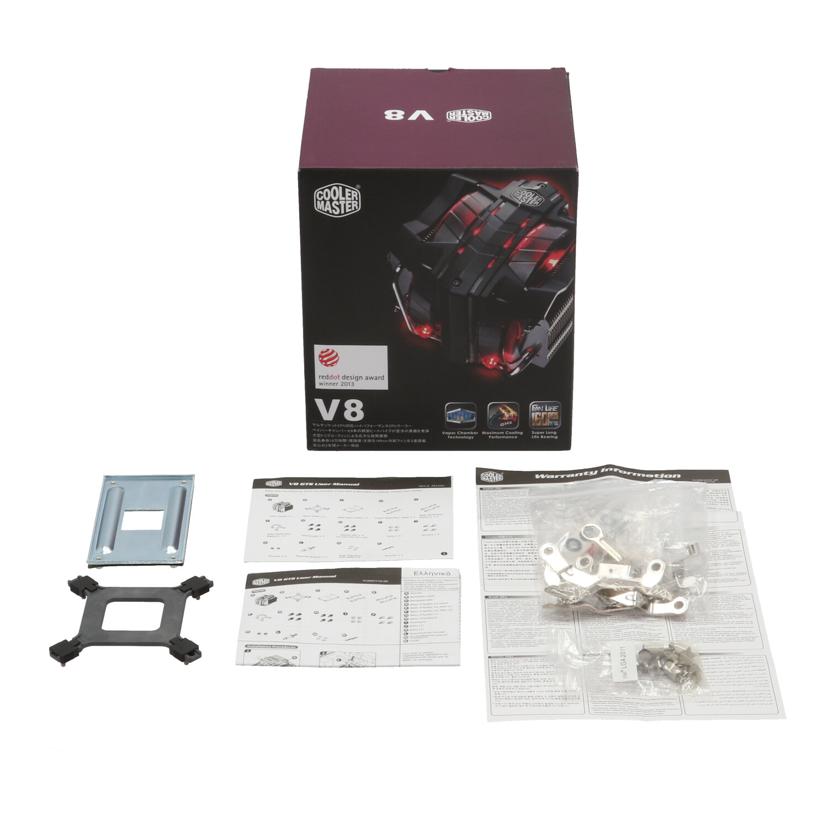 COOLER MASTER クーラーマスター/CPUクーラー/COOLER MASTER V8 GTS/RR-V8VC-16PR-R1//RRV8VC16PRR11153000781/Bランク/77