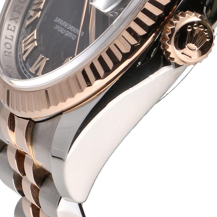 ROLEX ロレックス/デイトジャスト/黒文字盤/SS×PG/116231//D28****/Aランク/75