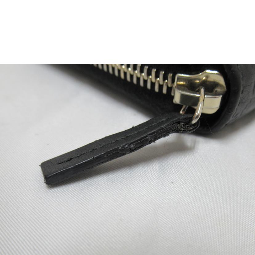 GUCCI/ラウンドファスナー長財布/マイクログッチシマ/388680//095*/Bランク/63