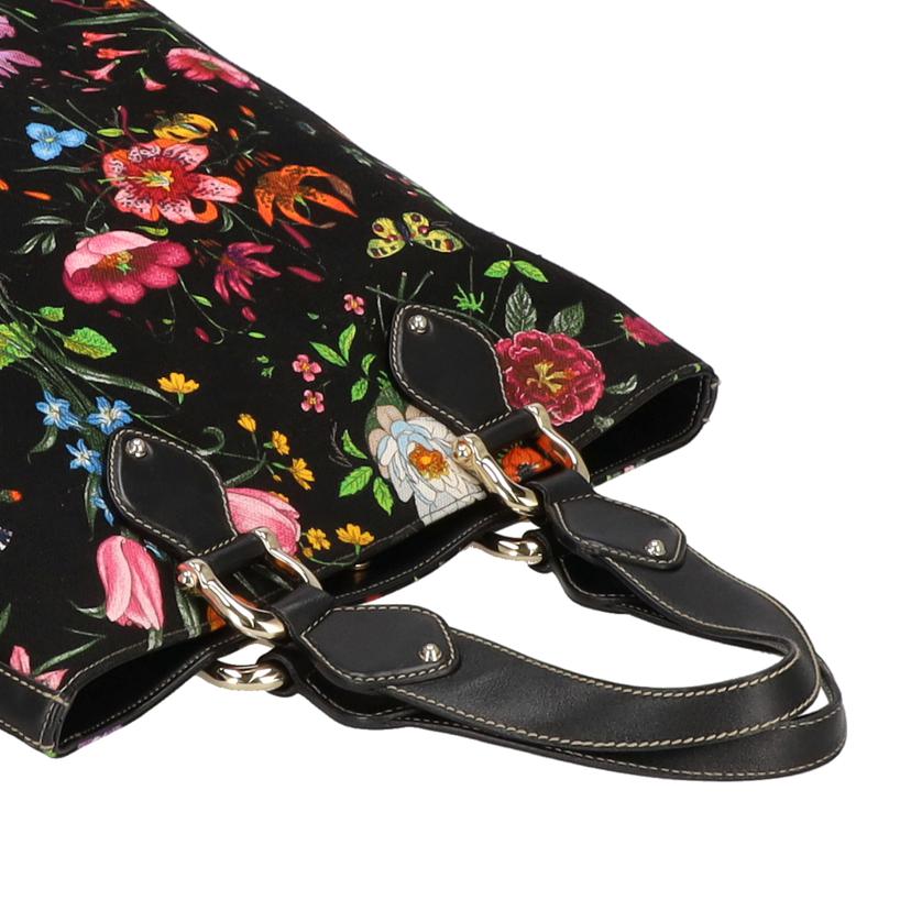 GUCCI グッチ/フラワープリントキャンバストート/154372//ABランク/75