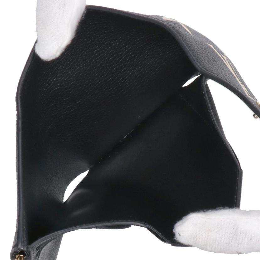 LOUIS VUITTON ルイ・ヴィトン/ポルトフォイユ・ヴィクトリーヌ ブラック/ モノグラム・アンプラント/M80968//RFI*/Aランク/19