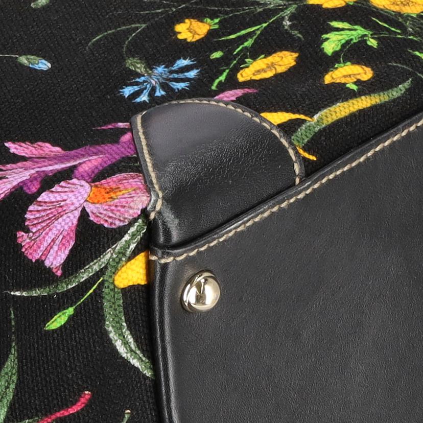 GUCCI グッチ/フラワープリントキャンバストート/154372//ABランク/75