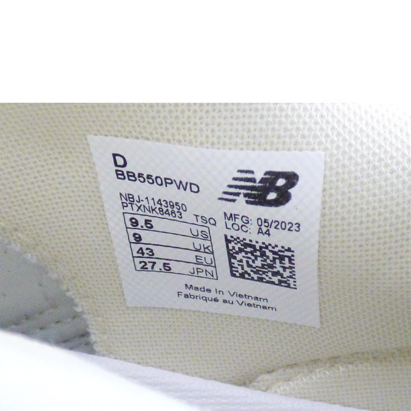 New balance ニューバランス/スニーカー/BB550PWD//ABランク/64