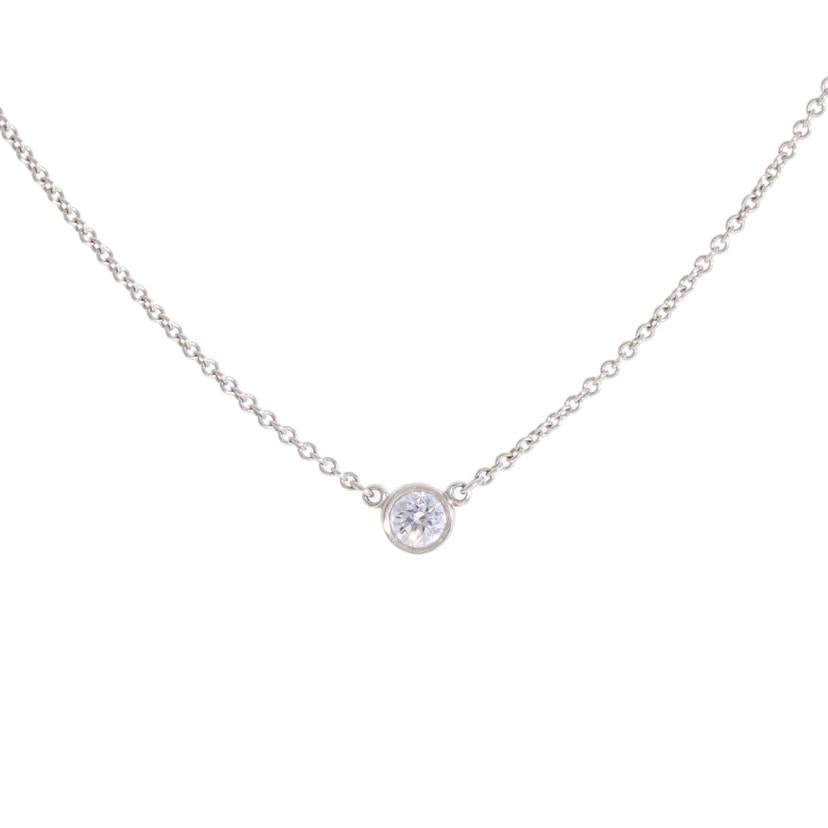 TIFFANY&Co. ティファニー/PT950バイザヤードダイヤネックレス//Aランク/06