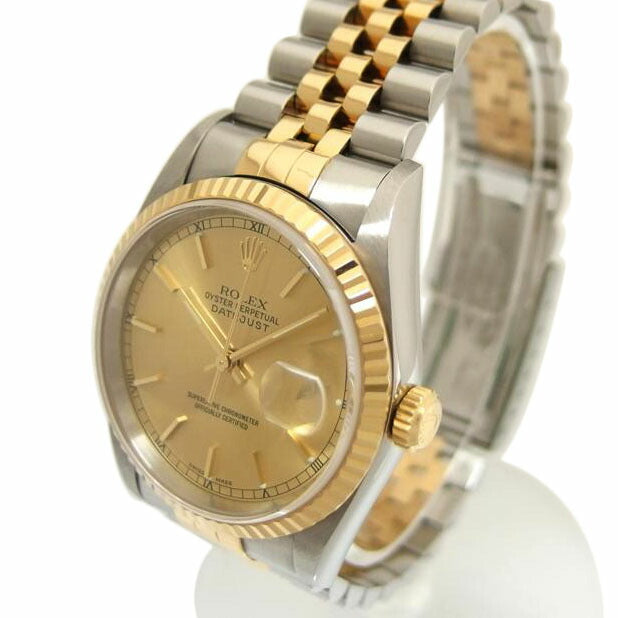 ROLEX ロレックス/デイトジャスト・シャンパン/SS×YG/P番/16233//P53***********/Aランク/04
