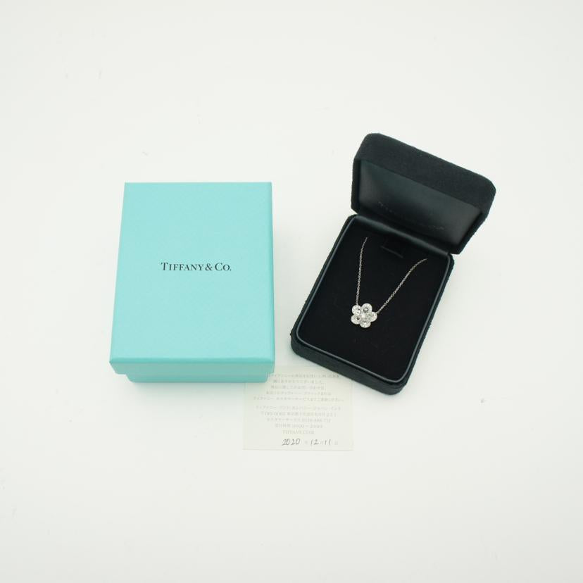 TIFFANY&Co. ティファニー/PT950ガーデンフラワーダイヤネックレス//Aランク/18