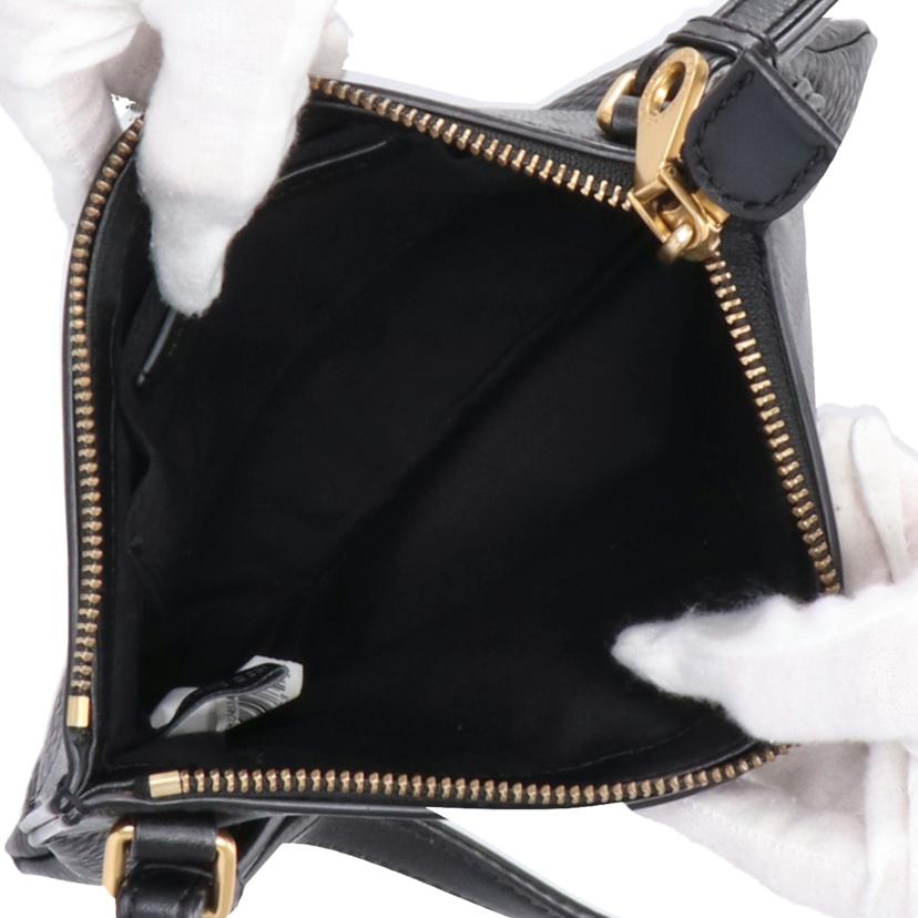 MARC BY MARC JACOBS マークバイマークジェイコブス/レザーショルダーバッグ/ブラック/M0002451A//Aランク/18