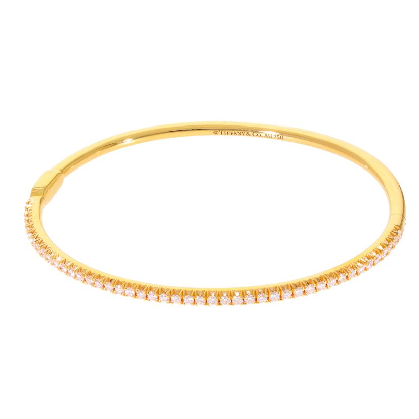TIFFANY&Co. ティファニー/◎AU750メトロヒンジダイヤブレスレット //Aランク/59