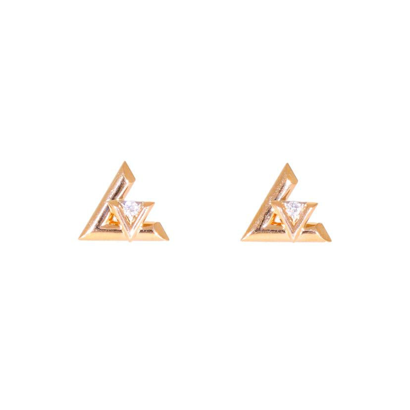 LV ルイヴィトン/◎AU750ピュスLVヴォルトワンピアス //ABランク/59