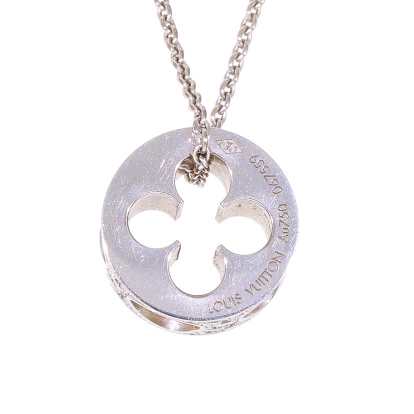 LV ルイヴィトン/◎AU750アンプラントGMダイヤネックレス //ABランク/59