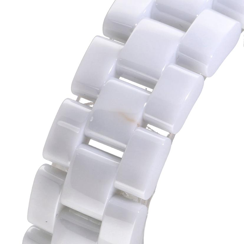 CHANEL シャネル/J12・白セラミック・12Pダイヤ/レディース/クオーツ/H1628//Z.G********/Aランク/92