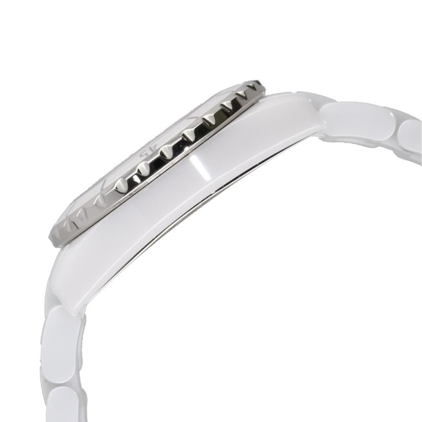 CHANEL シャネル/J12・白セラミック・12Pダイヤ/レディース/クオーツ/H1628//Z.G********/Aランク/92