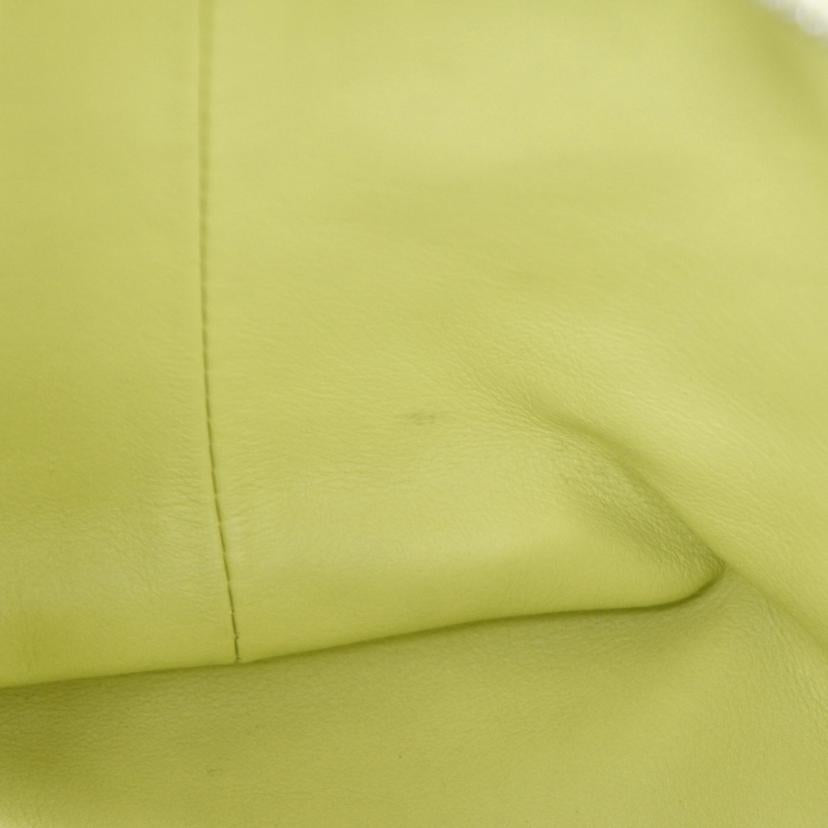 BOTTEGA VENETA ボッテガヴェネタ/ダブルノット/カーフ/ハンドバッグ/イエローグリーン/629635//P01*******/ABランク/18
